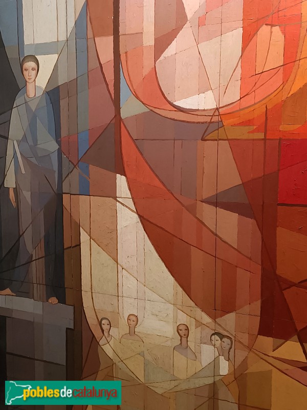 Barcelona - Mural <i>Himne al sol</i>