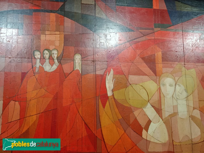 Barcelona - Mural <i>Himne al sol</i>