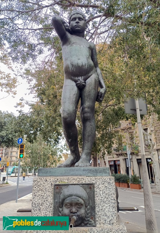 Barcelona - Font de l'Efeb (Foto: Anna Corcoll, 2024) Barcelona - Font de l'Efeb