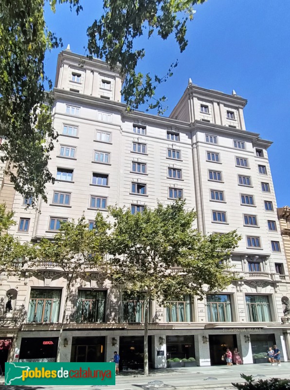 Barcelona - Hotel Avenida Palace (Gran Via, 605-607) (Foto: Anna Corcoll, 2024) Barcelona - Hotel Avenida Palace (Gran Via, 605-607)