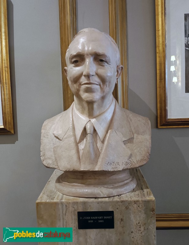 Barcelona - Hotel Avenida Palace. Retrat de Joan Gaspart Bonet, d'Artur Aldomà (Foto: Anna Corcoll, 2024) Barcelona - Hotel Avenida Palace. Retrat de Joan Gaspart Bonet, d'Artur Aldomà