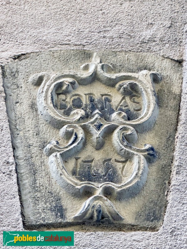 Les Borges del Camp - Portal 1757 (Borràs) (Foto: Albert Esteves, 2024) Les Borges del Camp - Portal 1757 (Borràs)