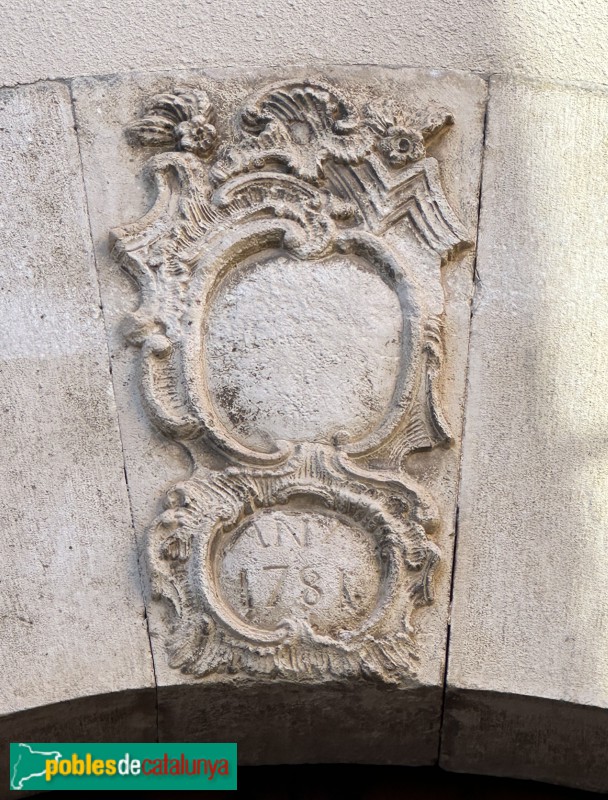 Les Borges del Camp - Portal 1781 (Cal Dasca) (Foto: Albert Esteves, 2024) Les Borges del Camp - Portal 1781 (Cal Dasca)