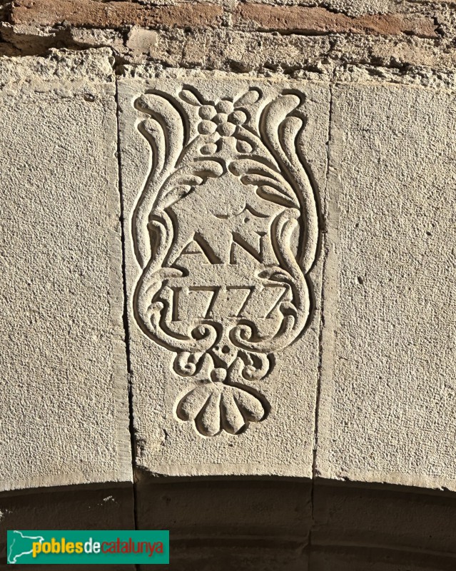 Les Borges del Camp - Portal 1777 (Foto: Albert Esteves, 2024) Les Borges del Camp - Portal 1777