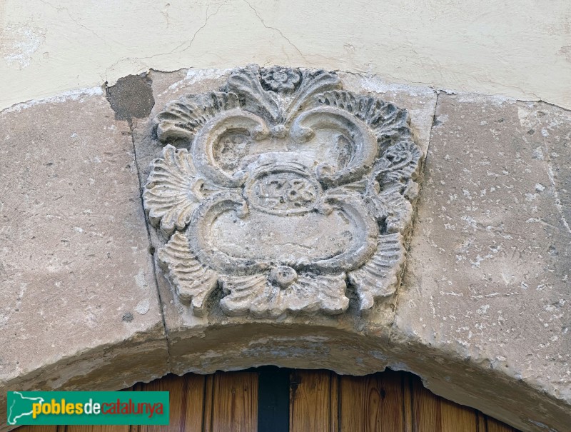 Les Borges del Camp - Portal 1786 (Rectoria) (Foto: Albert Esteves, 2024) Les Borges del Camp - Portal 1786 (Rectoria)