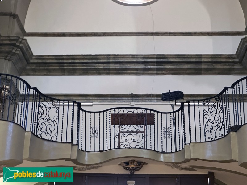 Les Borges del Camp - Església de l'Assumpció de Santa Maria. Barana del cor (Foto: Albert Esteves, 2024) Les Borges del Camp - Església de l'Assumpció de Santa Maria. Barana del cor