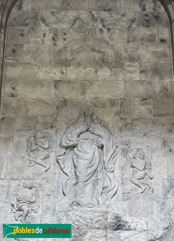 Les Borges del Camp - Església de l'Assumpció de Santa Maria. Presbiteri (Foto: Albert Esteves, 2024) Les Borges del Camp - Església de l'Assumpció de Santa Maria. Presbiteri