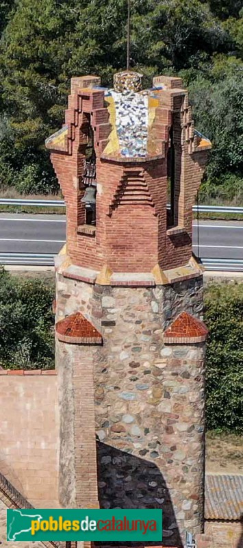 Les Borges del Camp - Santuari de la Mare de Déu de la Riera. Campanar (Foto: Francesc Vidal-Barraquer, 2021) Les Borges del Camp - Santuari de la Mare de Déu de la Riera. Campanar