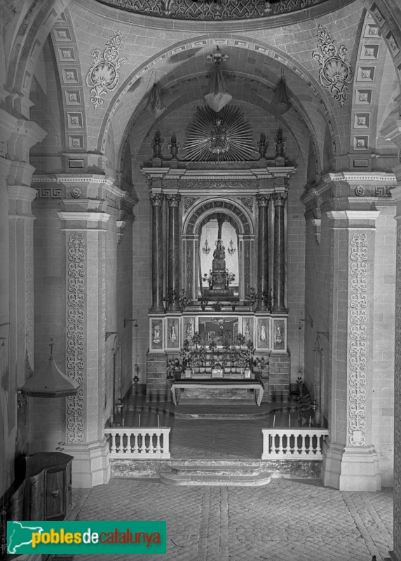 Cambrils - Ermita de la Mare de Déu del Camí (Foto: Josep Vidal i Barraquer, anys 30) Cambrils - Ermita de la Mare de Déu del Camí