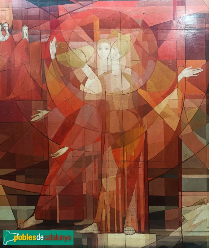 Barcelona - Mural <i>Himne al sol</i>