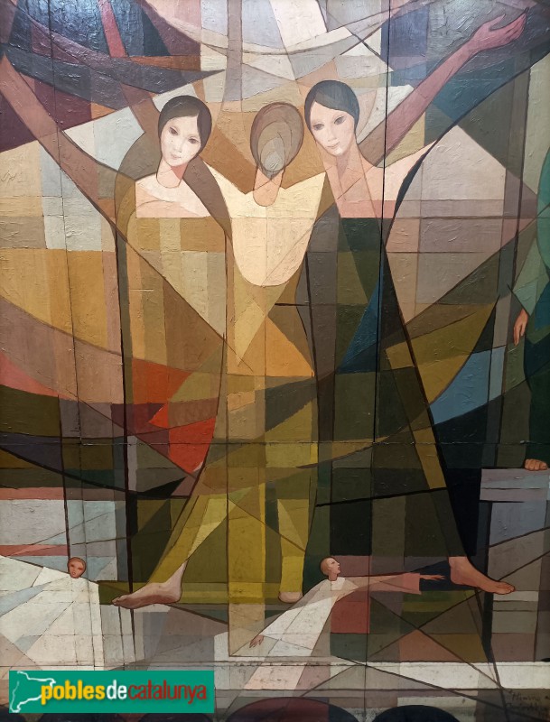 Barcelona - Mural <i>Himne al sol</i>