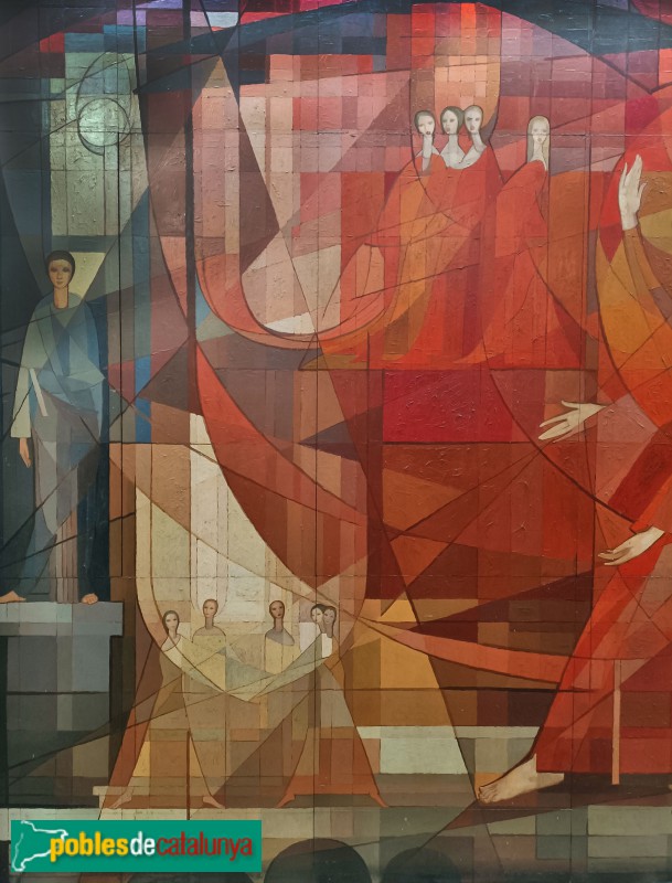 Barcelona - Mural <i>Himne al sol</i>