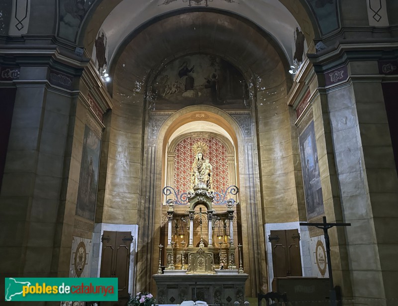 Cassà de la Selva - Església de Sant Martí. Capella del Carme (Foto: Albert Esteves, 2025) Cassà de la Selva - Església de Sant Martí. Capella del Carme