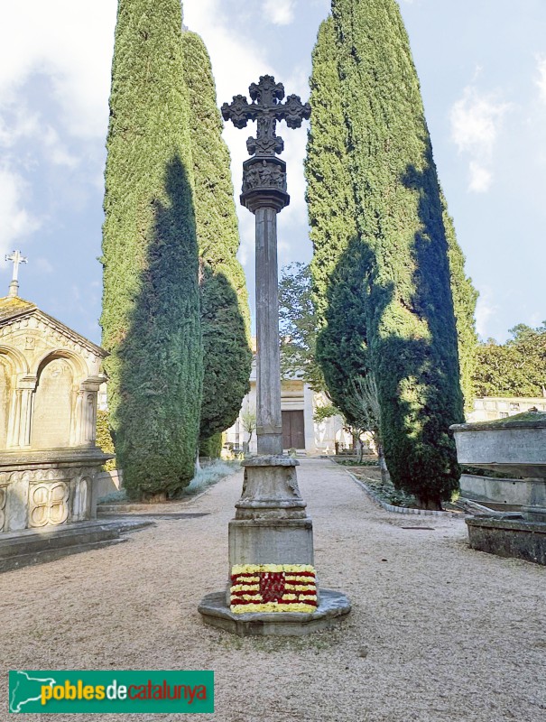 Girona - Cementiri. Creu Bonica (Foto: Albert Esteves, 2024) Girona - Cementiri. Creu Bonica