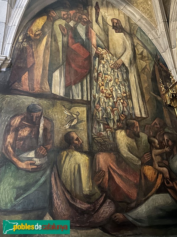 Llagostera - Església de Sant Feliu. Capella del Sagrat Cor