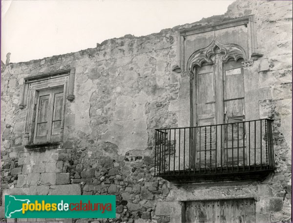 Llagostera - Casa de les Vídues, abans de la reconstrucció