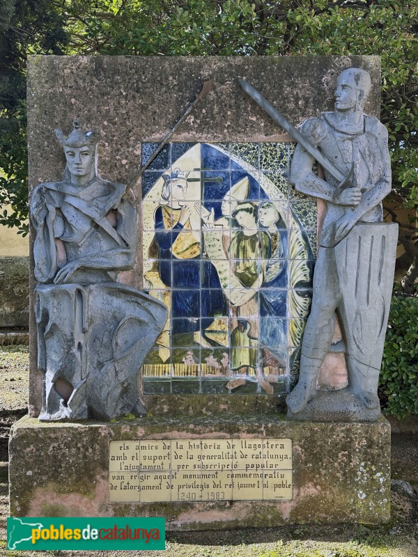 Llagostera - Monument a Jaume I