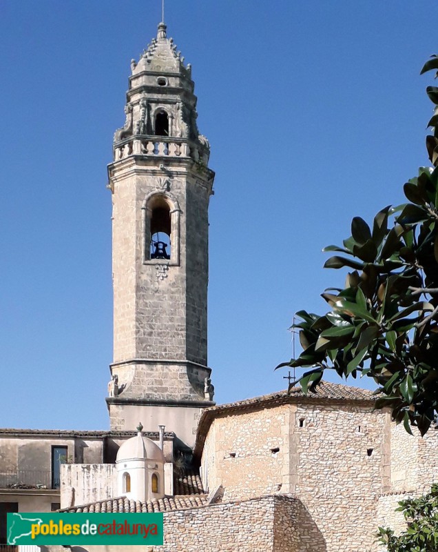 La Pobla de Montornès - Campanar de l'església de Santa Maria (Foto: <i>Jordi Caminals</i>, 2021) La Pobla de Montornès - Campanar de l'església de Santa Maria