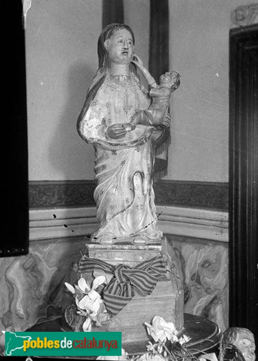 La Pobla de Montornès - Mare de Déu de Montornès (Foto: <i>Francesc Blasi -Arxiu Fotogràfic Centre Excursionista de Catalunya-</i>, 1924) La Pobla de Montornès - Mare de Déu de Montornès