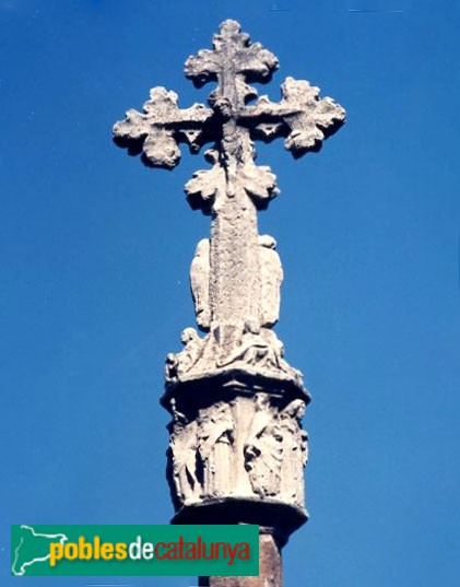 Cervelló - Creu de terme de Santa Maria