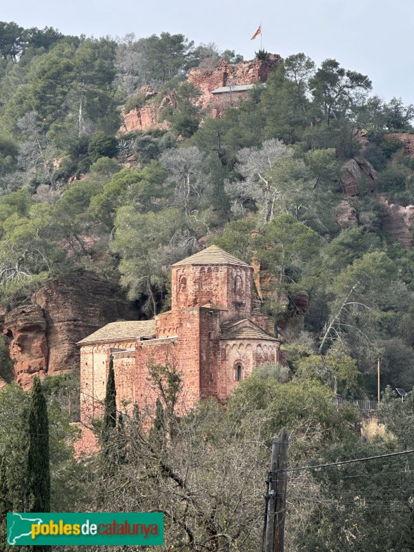 Cervelló - Església de Santa Maria i castell