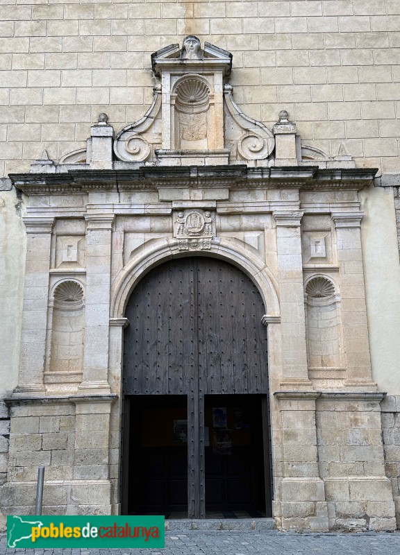Alforja - Església de Sant Miquel. Portada