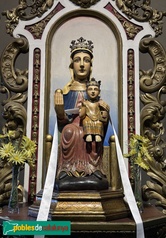 Alforja - Santuari de Puigcerver. Imatge de la Mare de Déu