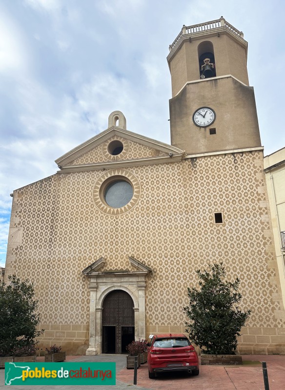 Riudecols - Església de Sant Pere (Foto: Albert Esteves, 2025) Riudecols - Església de Sant Pere