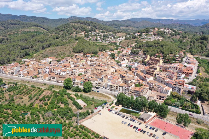 Riudecols - Panoràmica aèrea
