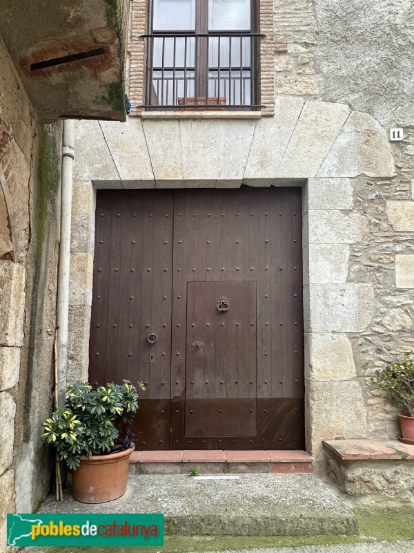 Riudecols - Les Voltes. Portal de 1601