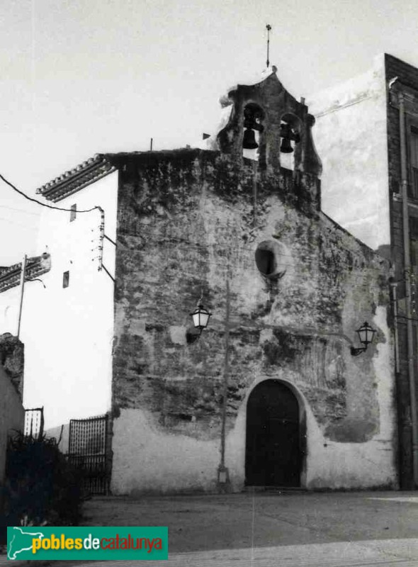 Riudecols - Les Voltes. Església de la Concepció de la Mare de Déu (Foto: <i>Manuel Jaume Massó -calaix.gencat.cat-</i>, 1982) Riudecols - Les Voltes. Església de la Concepció de la Mare de Déu