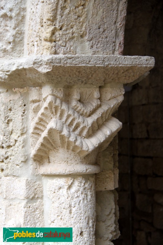 Avinyonet del Penedès - Sant Sebastià dels Gorgs. Capitell