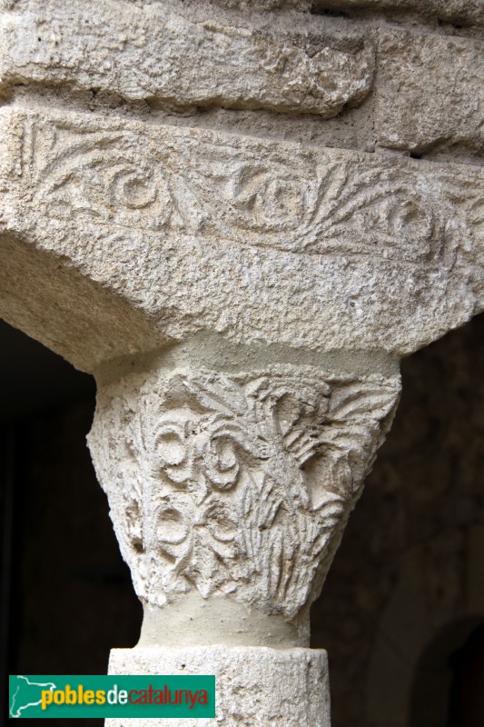 Avinyonet del Penedès - Sant Sebastià dels Gorgs. Capitell d'inicis del segle XI
