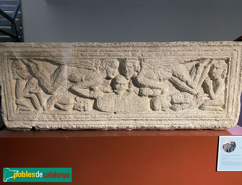 Avinyonet del Penedès - Sarcòfag d'Arnau de Vilanova (Museu Diocesà de Barcelona)