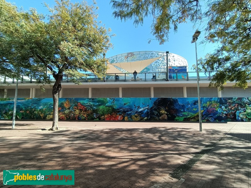 Barcelona - Mural de l'Aquarium (Foto: Anna Corcoll, 2025) Barcelona - Mural de l'Aquarium