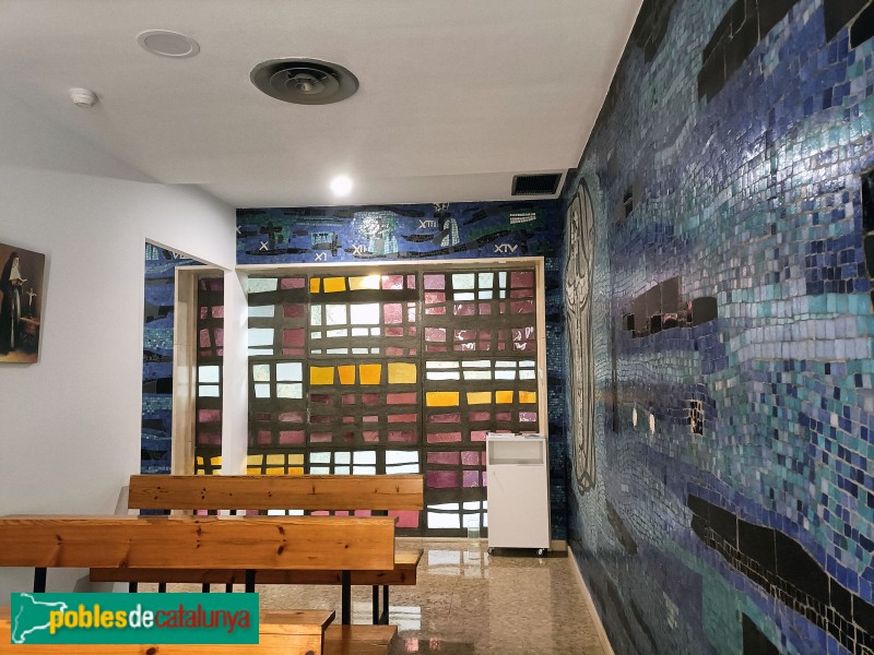 Barcelona - Hospital El Pilar. Mosaics de la capella