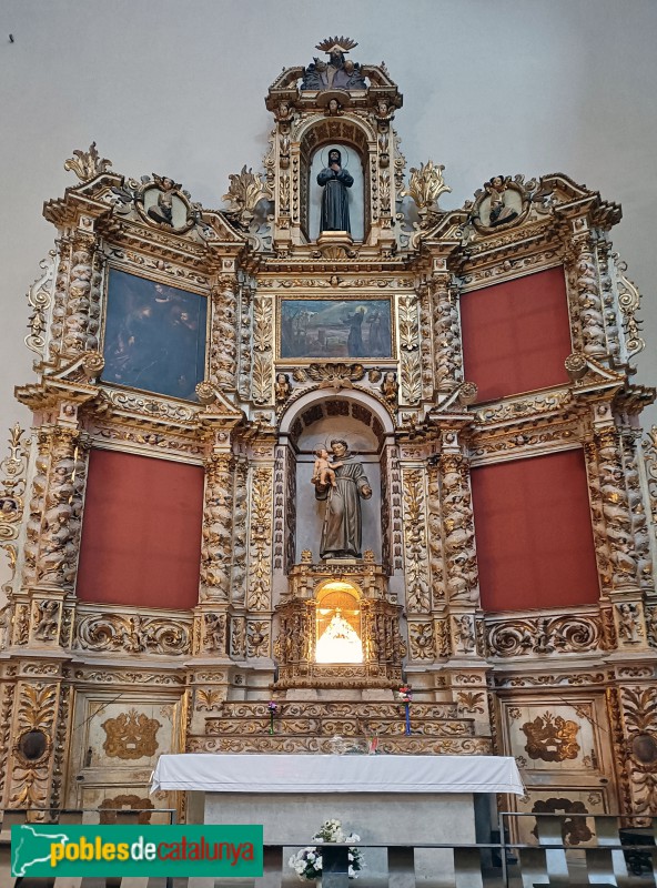Barcelona - Església de Sant Agustí Nou. Retaule de Sant Antoni