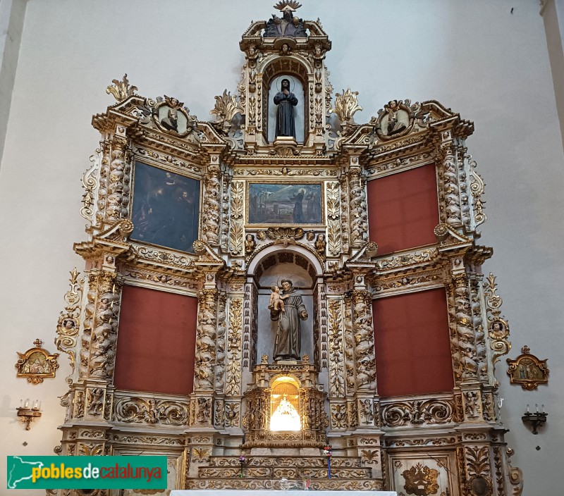 Barcelona - Església de Sant Agustí Nou. Retaule de Sant Antoni