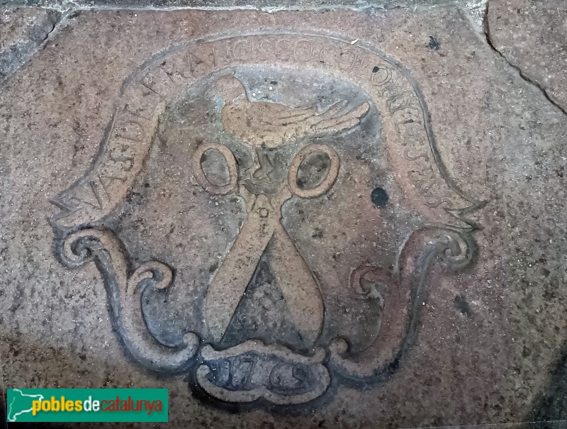 Barcelona - Església de Sant Agustí Nou. Vas de Francesc Colom, 1769