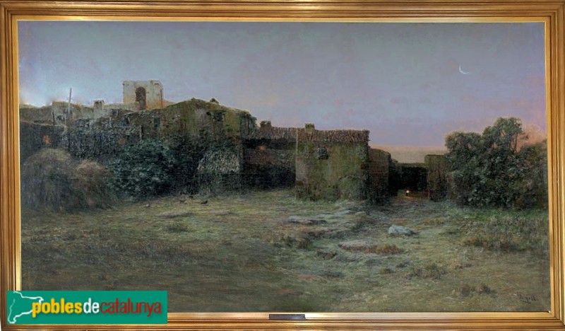 Barcelona - Hotel Majestic. Pintura de Modest Urgell Barcelona - Hotel Majestic. Pintura de Modest Urgell