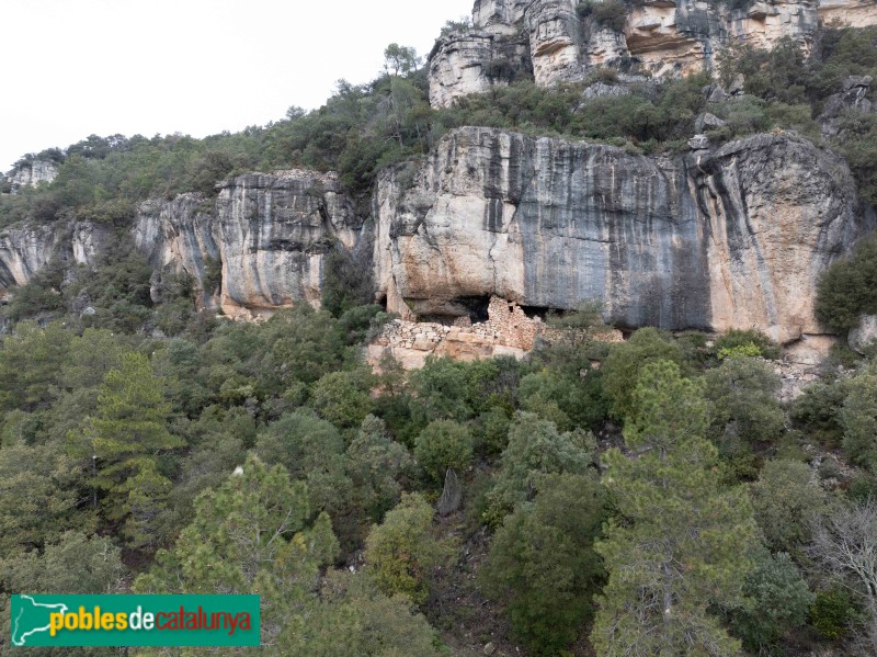 Montblanc - Abric Mas d'en Carles (Rojals)