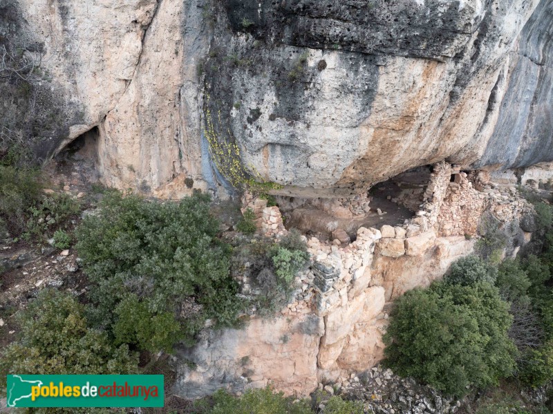 Montblanc - Abric Mas d'en Carles (Rojals)