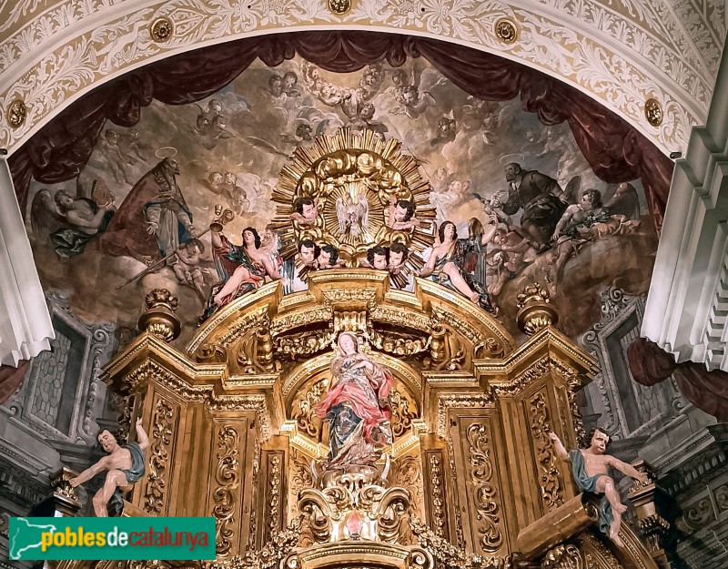 Barcelona - Església de Sant Sever. Retaule major