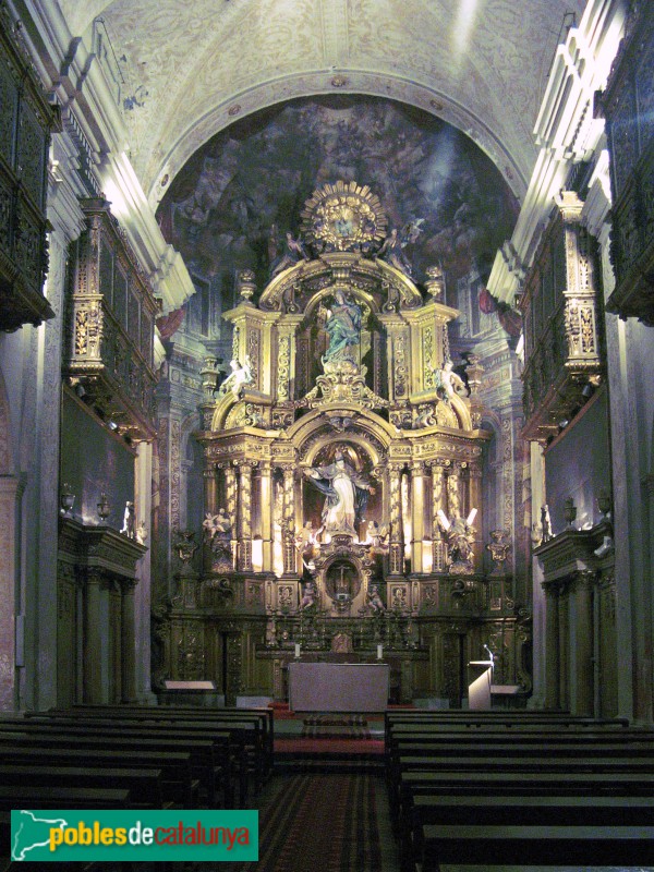 Barcelona - Església de Sant Sever. Retaule major