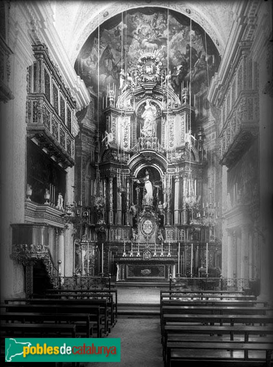 Barcelona - Església de Sant Sever. Retaule major