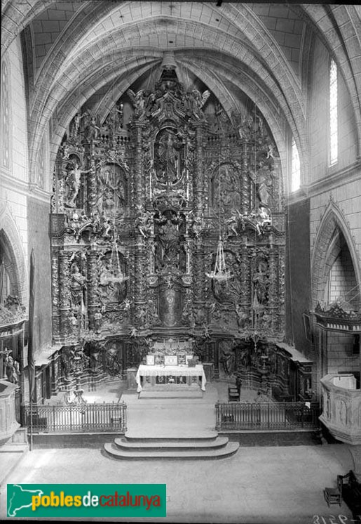 Palafrugell - Església de Sant Martí. Retaule desaparegut