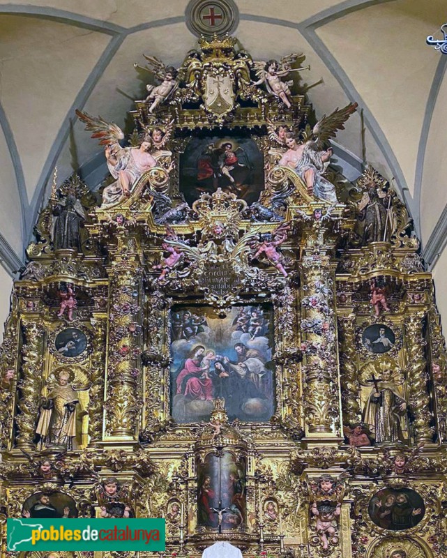 Vic - Església de Santa Teresa. Retaule de Pau Costa