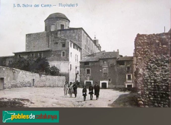 Nucli antic de la Selva del Camp. Postal antiga Nucli antic de la Selva del Camp. Postal antiga