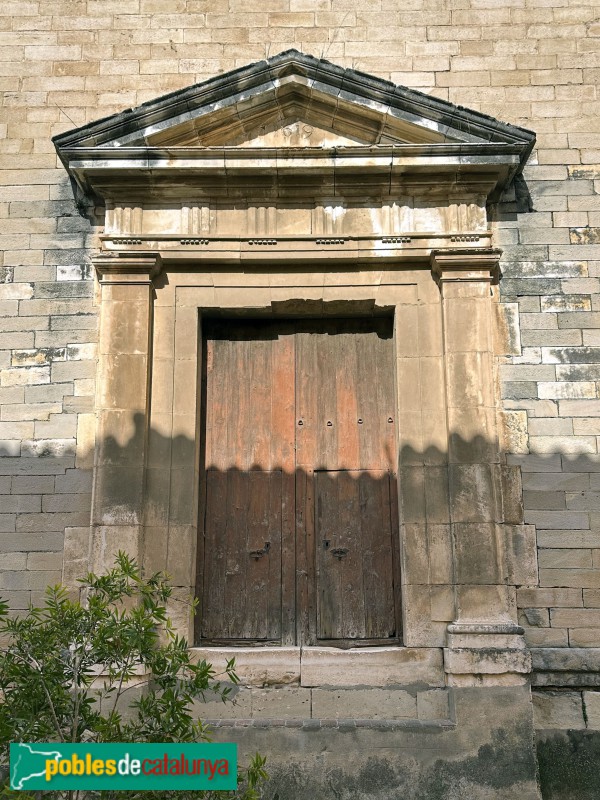 La Selva del Camp - Església de Sant Andreu. Porta lateral (1619) (Foto: Albert Esteves, 2025) La Selva del Camp - Església de Sant Andreu. Porta lateral (1619)