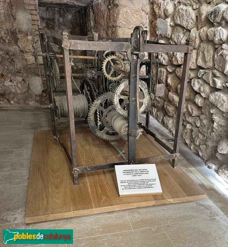 La Selva del Camp - Castell. Maquinària del rellotge (1479)
